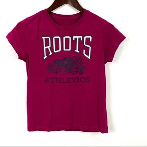 Roots Purple Logo T-Shirt